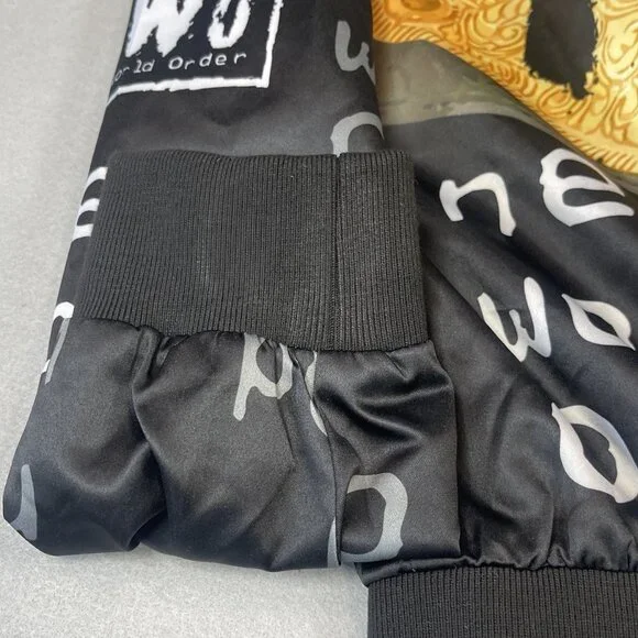 Chalk Line WWE NWO 4 Life Satin Jacket New World Order Black Adult Small - RARE